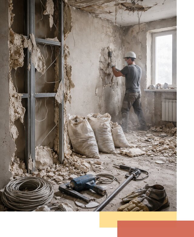 Профессиональный демонтаж зданий и конструкций в Лабинске