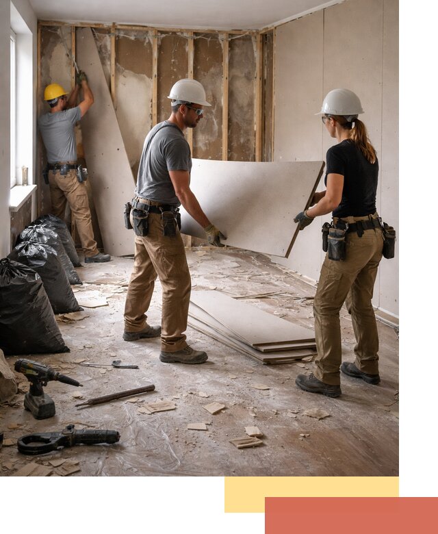 Демонтаж стеновых панелей в Лабинске быстро и аккуратно