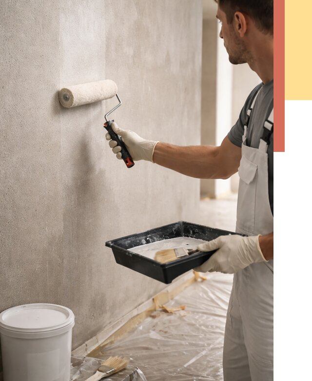 Грунтовка стен в Лабинске от 2359 руб. м2 — быстро, недорого, с материалом | ОТДЕЛОЧНИК-Лбк