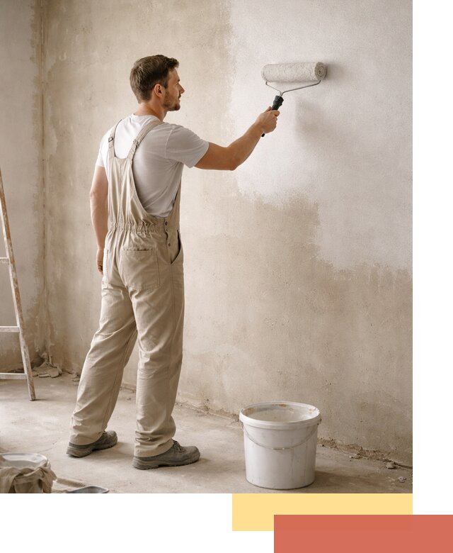 Грунтовка стен под отделку в Лабинске профессиональным раствором