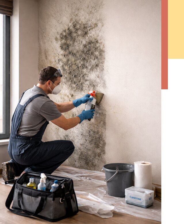 Удаление плесени со стен в Лабинске от 2306 руб. — быстро и недорого | ОТДЕЛОЧНИК-Лбк
