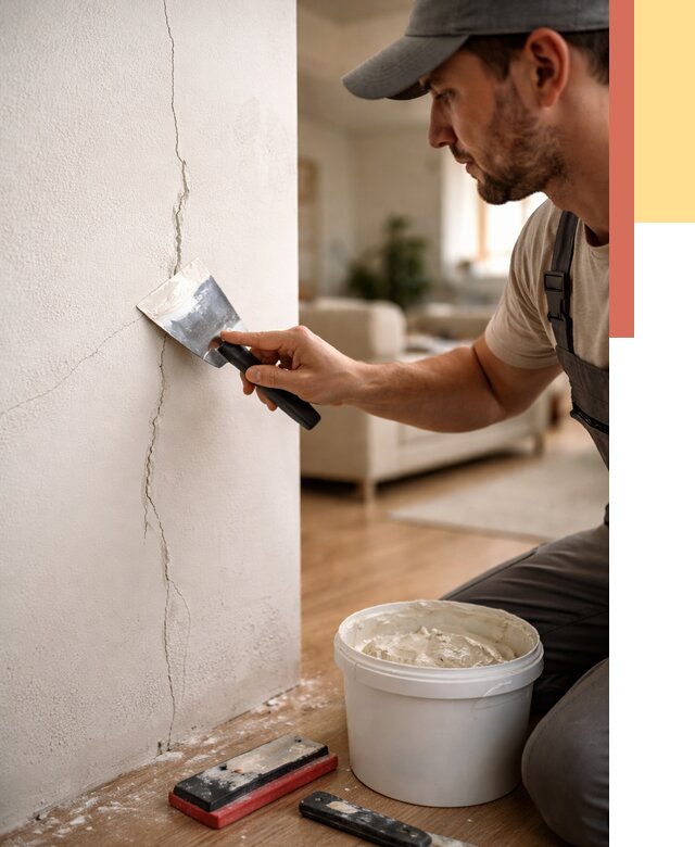 Заделка трещин и сколов в Лабинске от 2627 руб. — быстро и недорого | ОТДЕЛОЧНИК-Лбк