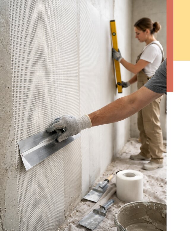 Армирование стен стеклосеткой в Лабинске от 3432 руб. под ключ | ОТДЕЛОЧНИК-Лбк