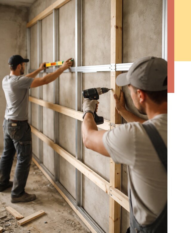 Устройство обрешетки под панели в Лабинске от 2252 руб. — монтаж под ключ | ОТДЕЛОЧНИК-Лбк