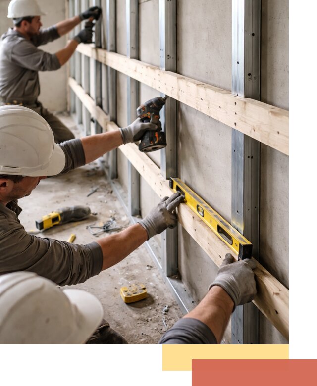 Устройство обрешетки под панели в Лабинске