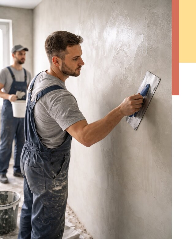 Глянцевание штукатурки стен в Лабинске от 8043 руб. — услуги и затирка | ОТДЕЛОЧНИК-Лбк