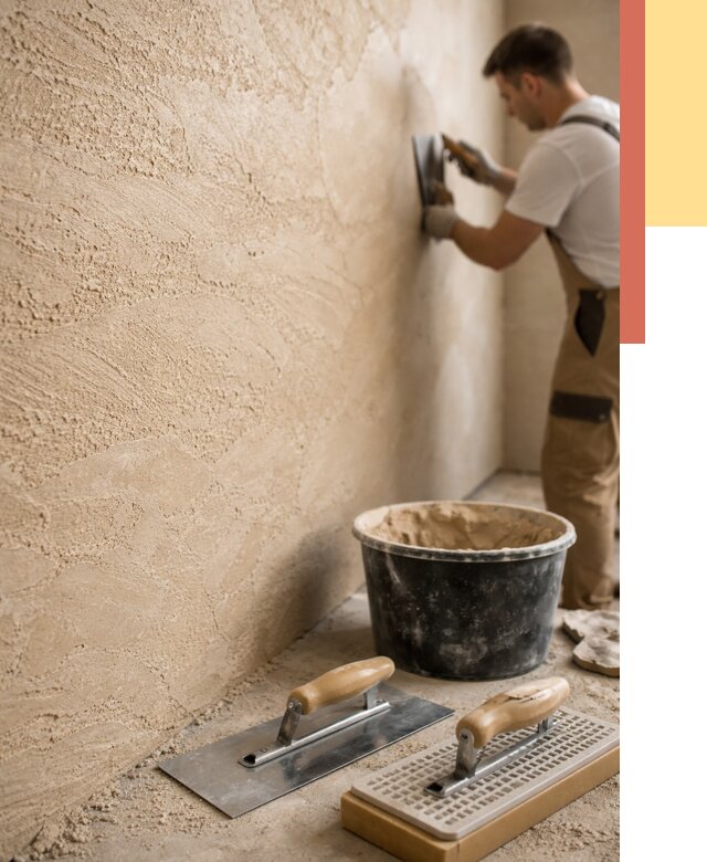 Декоративная штукатурка травертин в Лабинске от 1930 руб/м2 — качественно и недорого | ОТДЕЛОЧНИК-Лбк