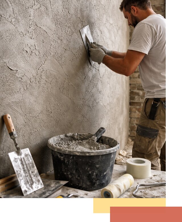 Декоративная штукатурка лофт в Лабинске — отделка стен и потолков