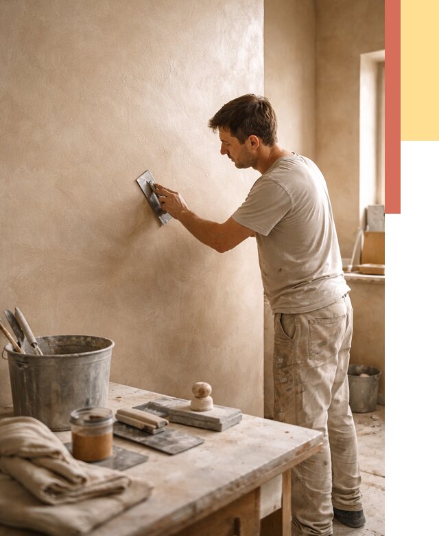 Марокканская штукатурка таделакт в Лабинске под ключ от 4504 руб. | ОТДЕЛОЧНИК-Лбк