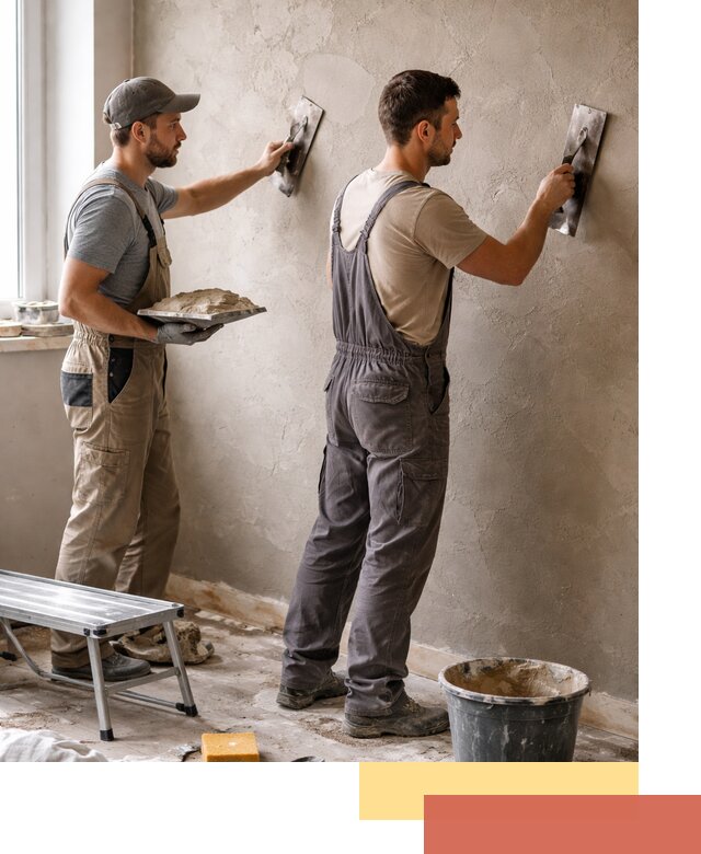 Ремонт декоративной штукатурки и восстановление фактуры в Лабинске