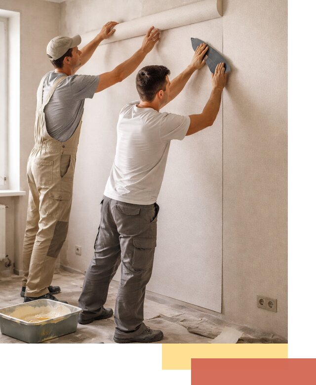 Поклейка виниловых обоев в Лабинске профессионально и качественно