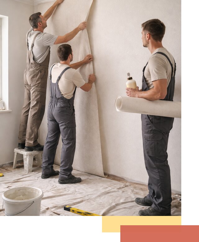 Оклейка стен обоями в Лабинске — качественно и профессионально