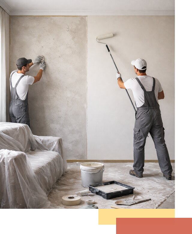 Покраска стен антивандальной краской в Лабинске