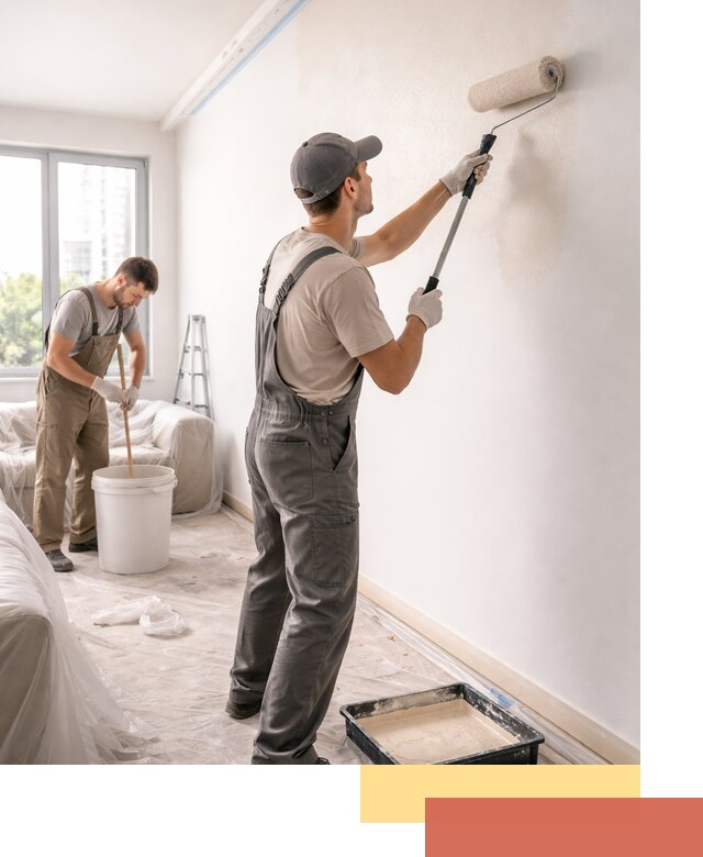 Покраска стен в офисе в Лабинске — быстрый и качественный ремонт