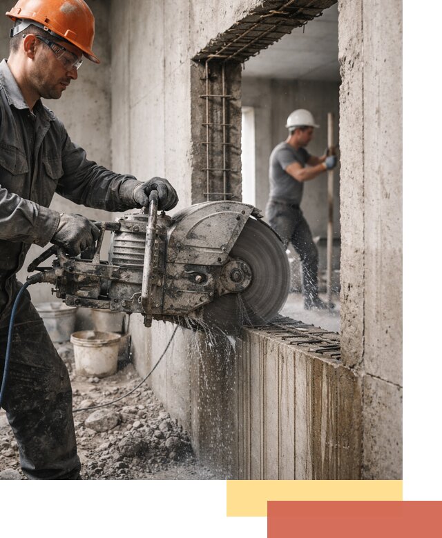 Алмазная резка проемов в Лабинске быстро и точно