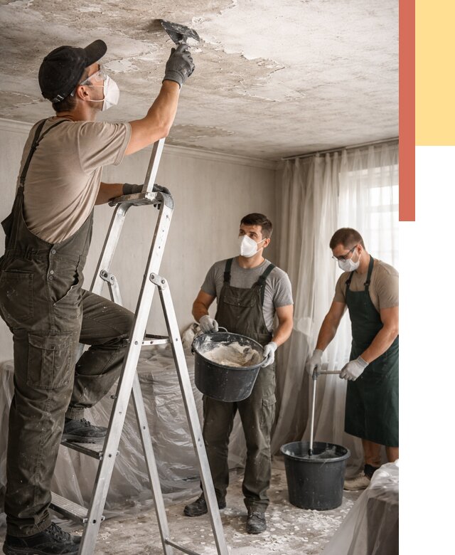 Удаление побелки с потолка в Лабинске от 2681 руб. быстро и недорого | ОТДЕЛОЧНИК-Лбк