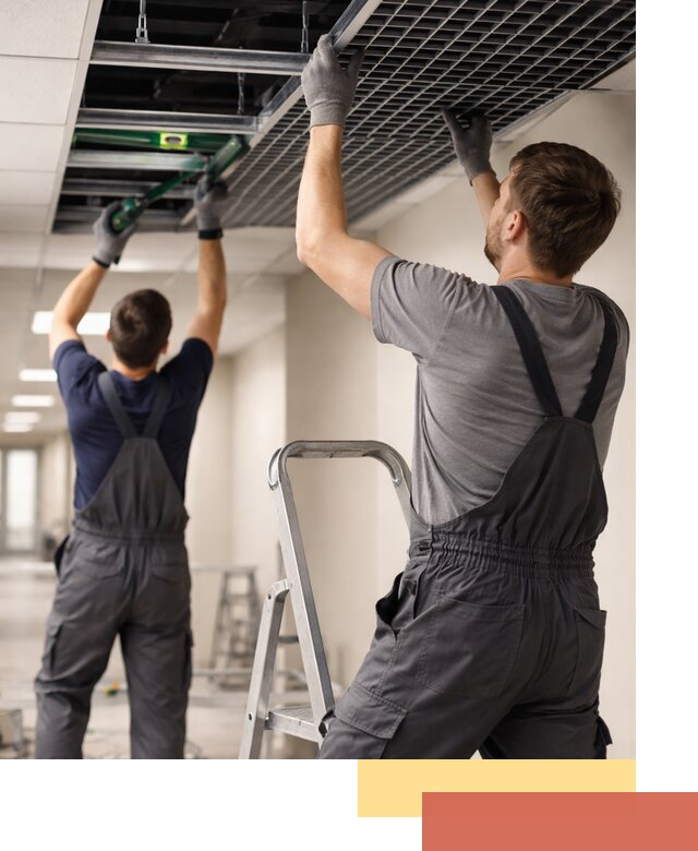 Монтаж потолка Грильято в Лабинске: установка под ключ качественно