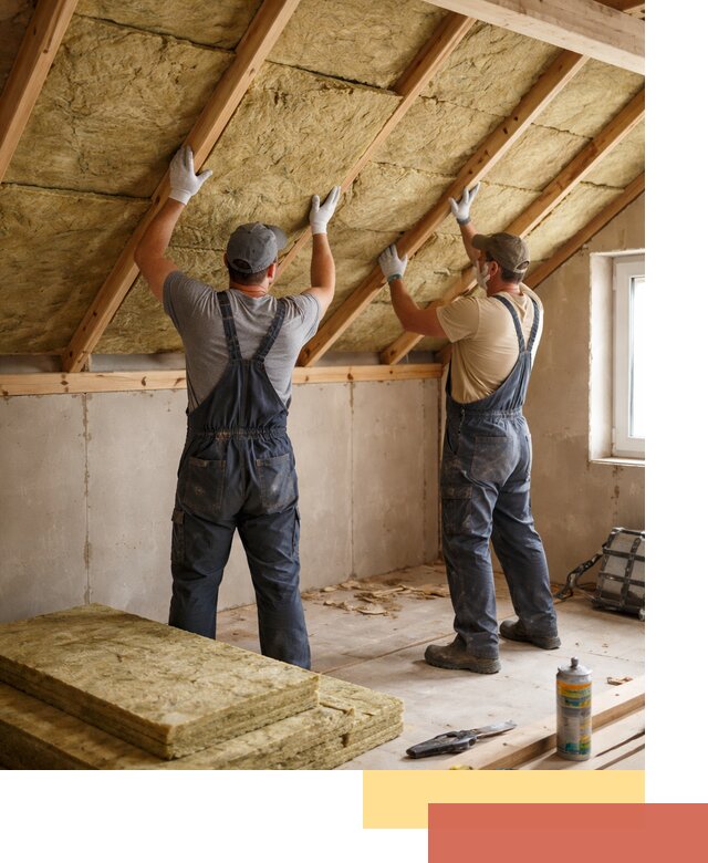 Утепление потолка минеральной ватой в Лабинске