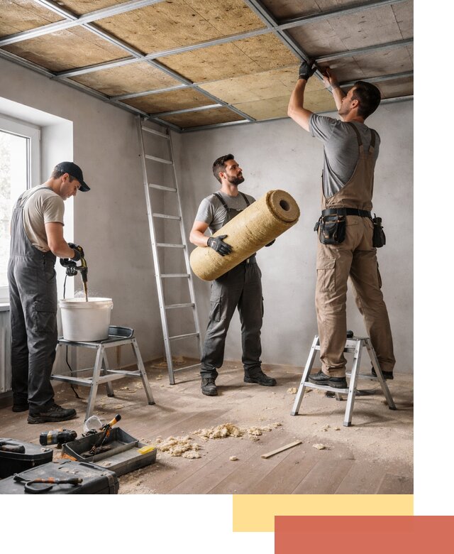 Шумоизоляция потолка в Лабинске: профессиональный монтаж и отделка